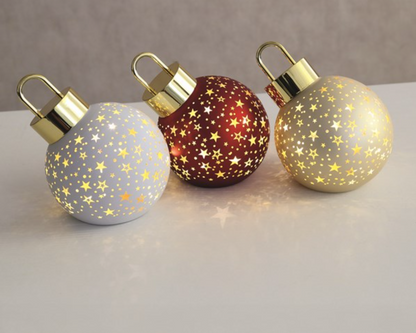 LED Bauble Decoration 12cm