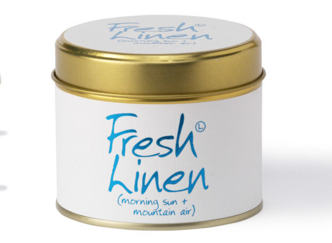 Lily Flame | Fresh Linen Scented Candle