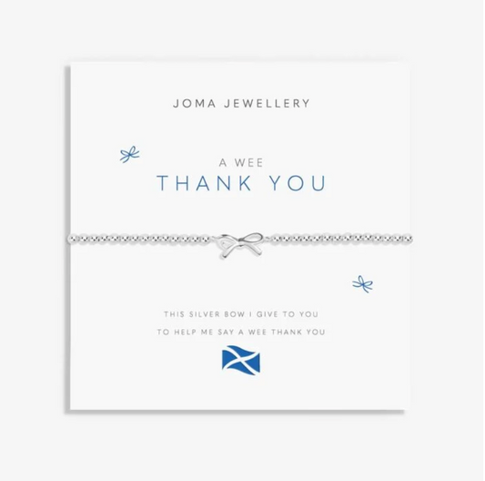 Joma Jewellery | A Wee Thank You Bracelet
