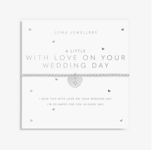 Joma Jewellery | A Little With Love On Your Wedding Day Bracelet