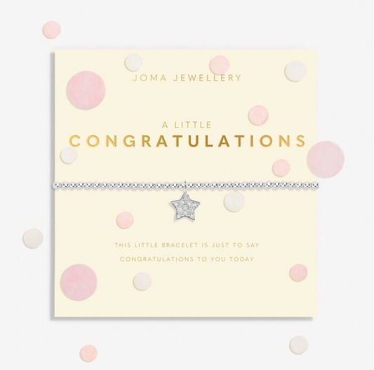 Joma Jewellery | A Little Congratulations Bracelet
