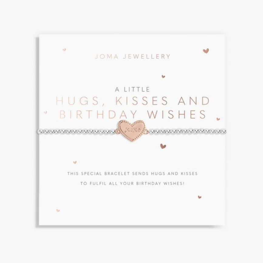 Joma Jewellery | A Little Hugs, Kisses & Birthday Wishes Bracelet