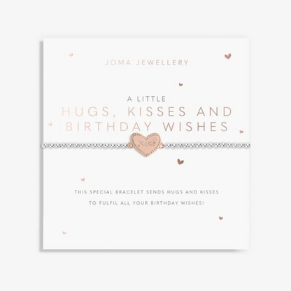Joma Jewellery | A Little Hugs, Kisses & Birthday Wishes Bracelet