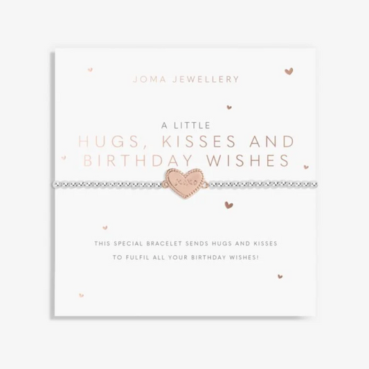 Joma Jewellery | A Little Hugs, Kisses & Birthday Wishes Bracelet