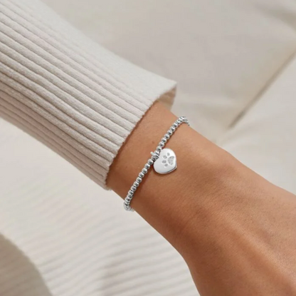 Joma Jewellery | A Little Pets Leave Pawprints On Our Hearts Bracelet