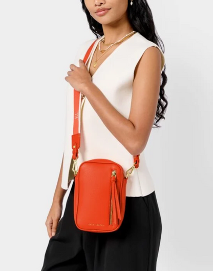 Katie Loxton | Deep Orange Hallie Small Crossbody Bag