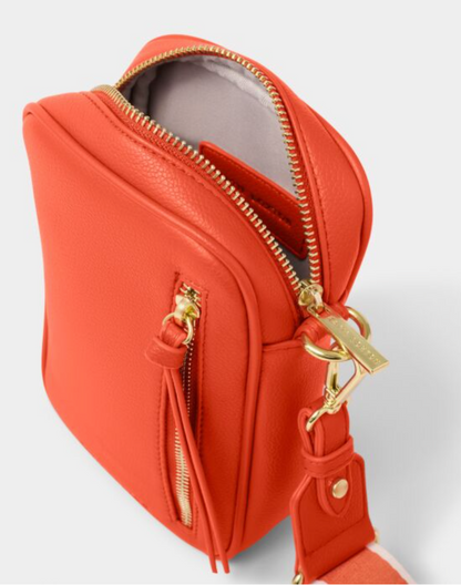 Katie Loxton | Deep Orange Hallie Small Crossbody Bag