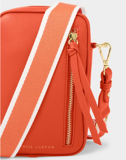 Katie Loxton | Deep Orange Hallie Small Crossbody Bag