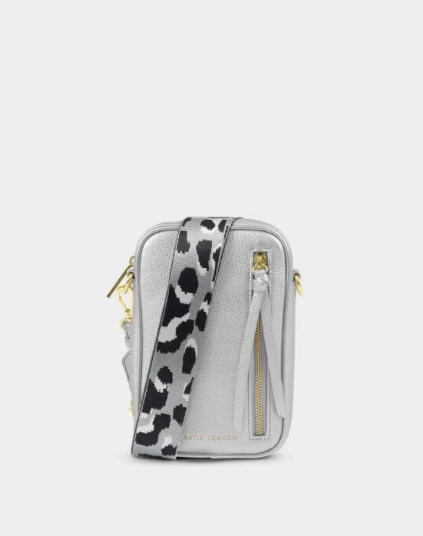 Katie Loxton | Silver Hallie Small Crossbody Bag