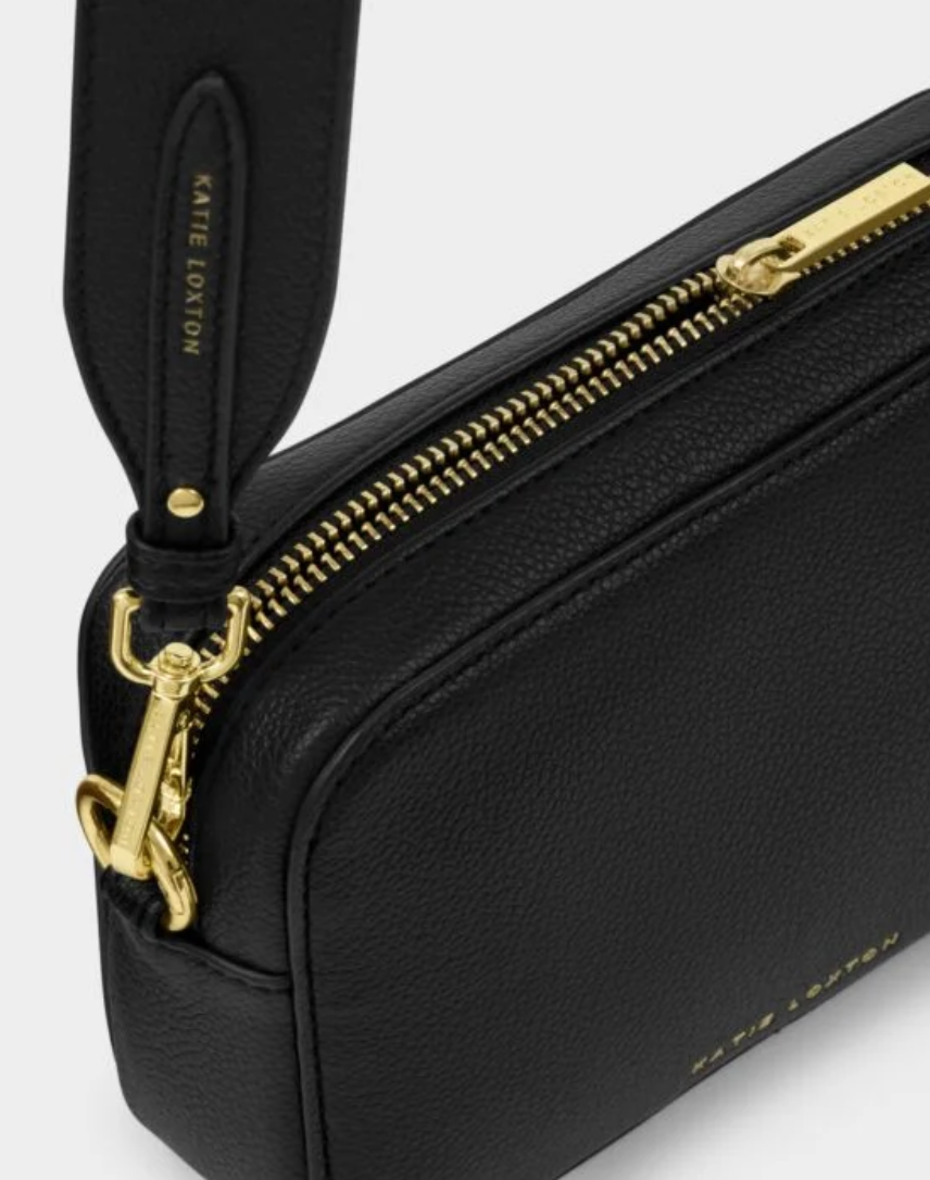 Katie Loxton | Black Avery Small Crossbody Bag