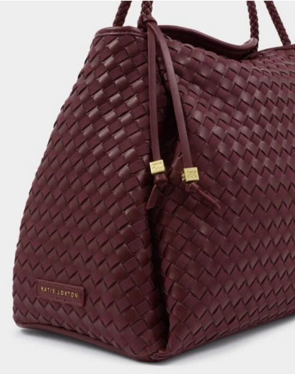 Katie Loxton | Cherry Nova Hand Woven Large Shoulder Bag