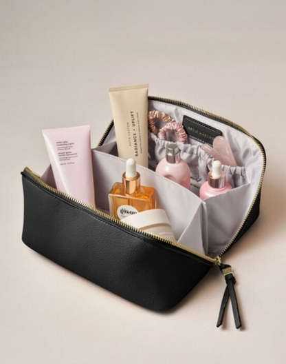Katie Loxton | Black Medium Soho Makeup & Wash Bag