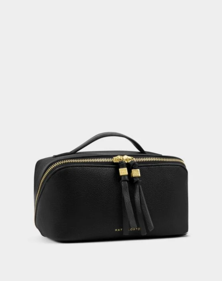 Katie Loxton | Black Medium Soho Makeup & Wash Bag