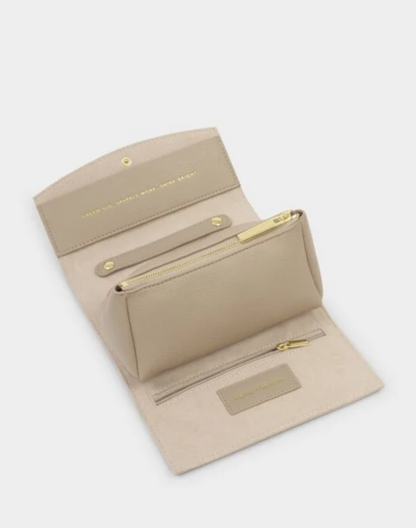 Katie Loxton | Light Taupe "Dream Big' Travel Jewellery Organiser