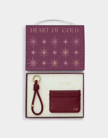 Katie Loxton  | Cherry Red Gift Boxed Keyring & Card Holder