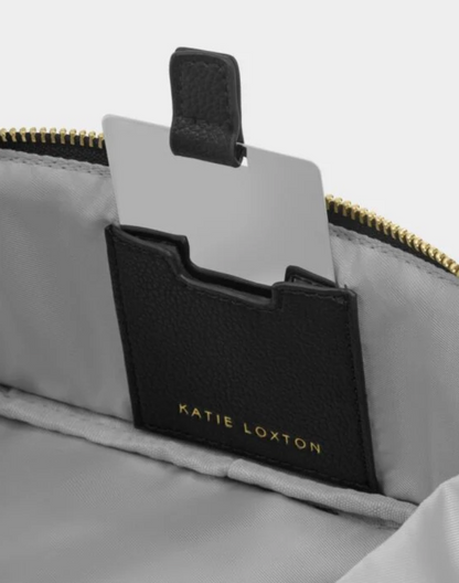 Katie Loxton | Black Fold Out Makeup Bag With Mirror