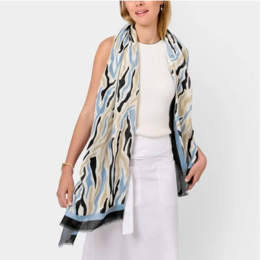 Katie Loxton | Abstract Zebra Printed Scarf