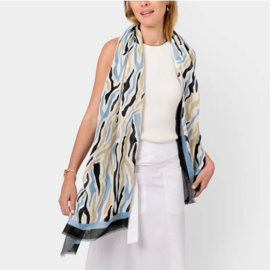 Katie Loxton | Abstract Zebra Printed Scarf