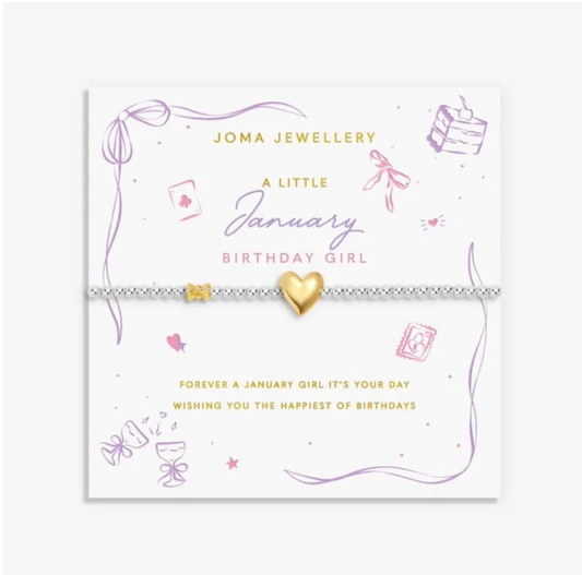 Joma Jewellery  | A Little January Birthday Girl