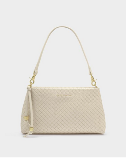 Katie Loxton | Oyster Nova Woven Texture Clutch