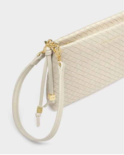 Katie Loxton | Oyster Nova Woven Texture Clutch