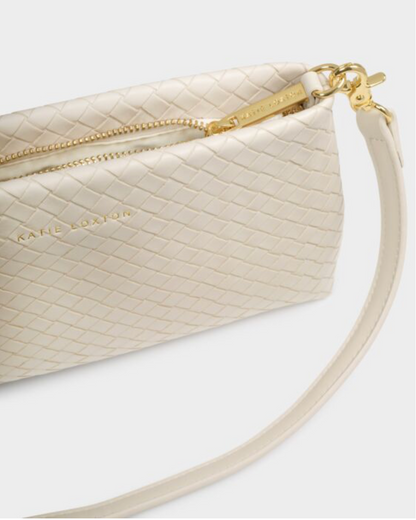 Katie Loxton | Oyster Nova Woven Texture Clutch