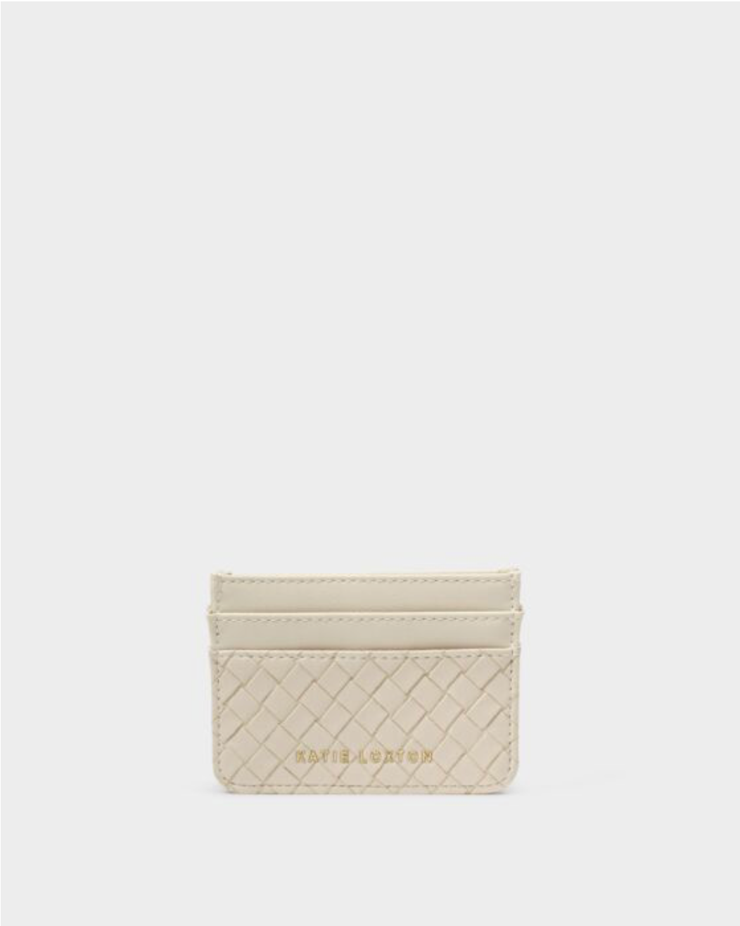 Katie Loxton | Off White Nova Woven Texture Card Holder