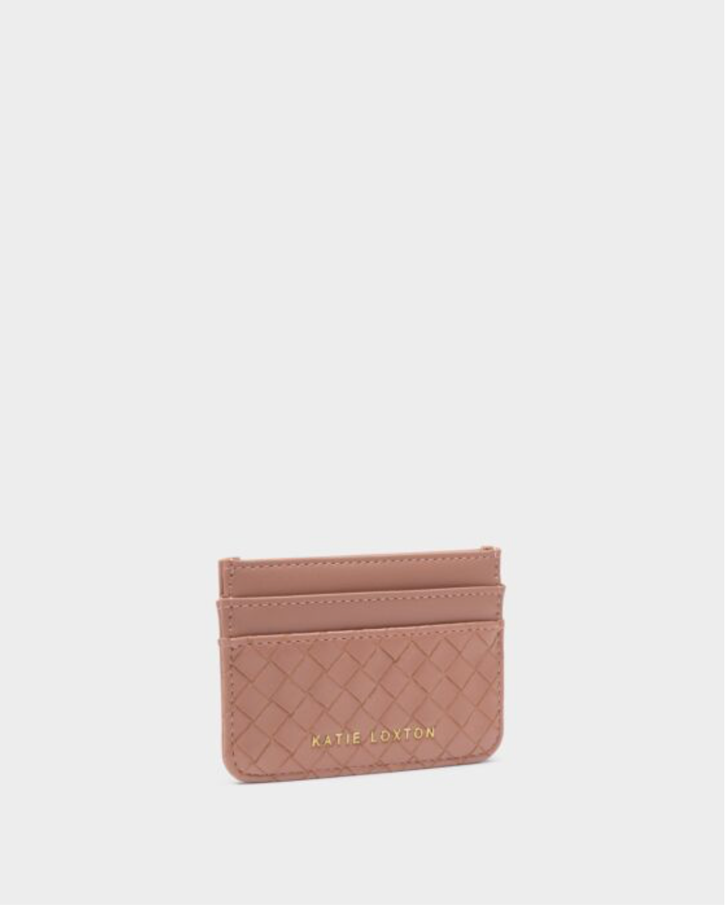 Katie Loxton | Pink Clay Nova Woven Texture Card Holder