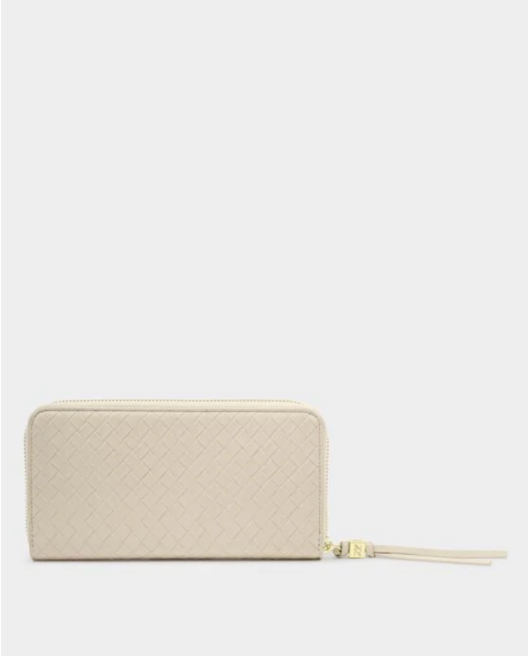 Katie Loxton | Oyster Nova Woven Texture Large Purse