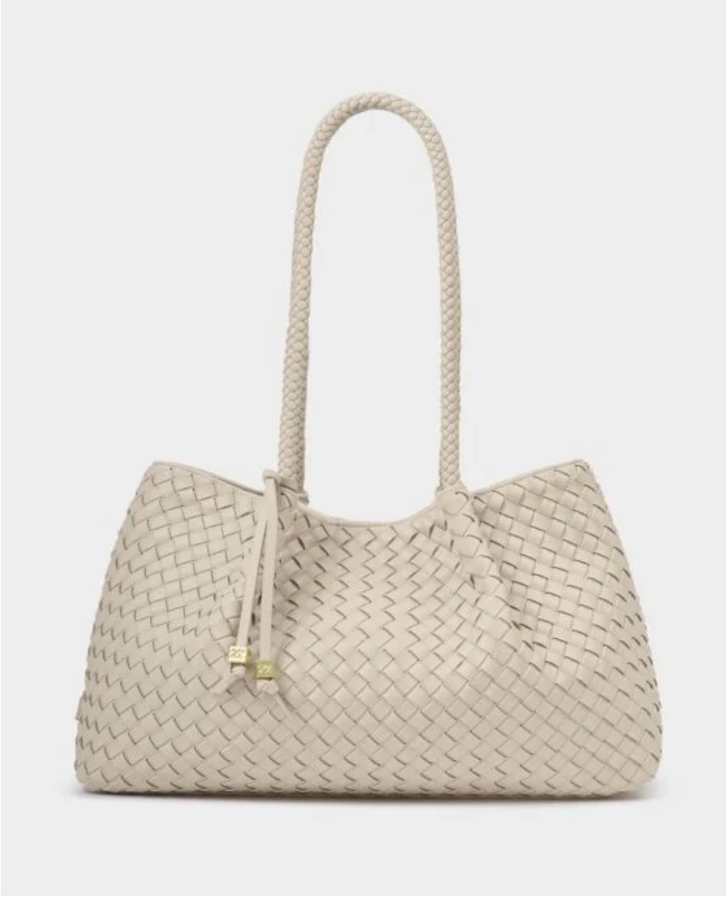 Katie Loxton | Oyster Nova Hand Woven Small Shoulder Tote