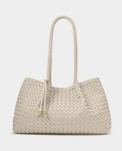 Katie Loxton | Oyster Nova Hand Woven Small Shoulder Tote