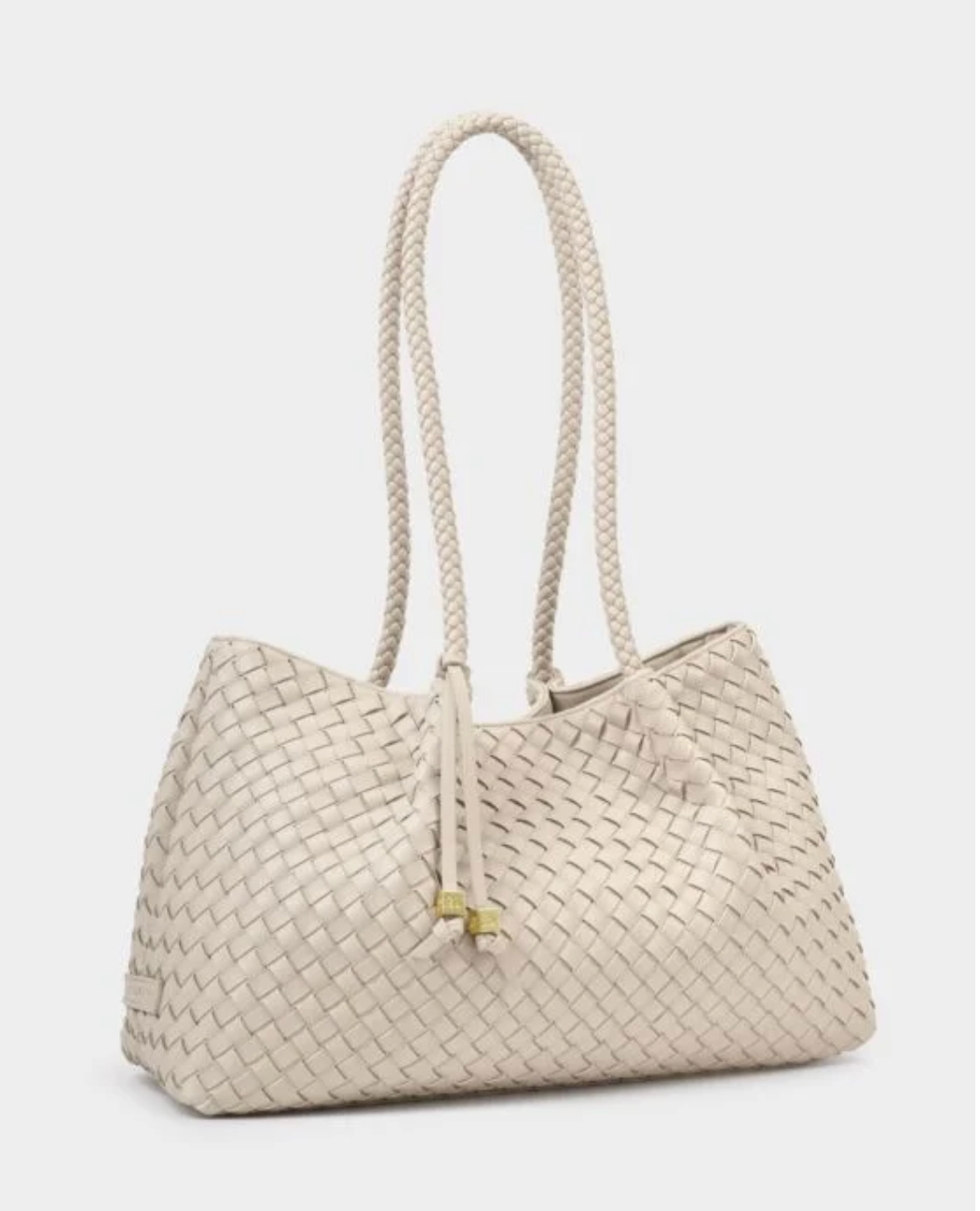 Katie Loxton | Oyster Nova Hand Woven Small Shoulder Tote