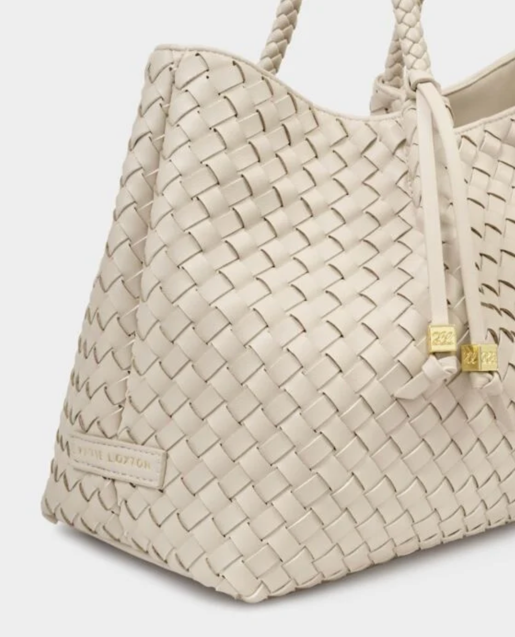 Katie Loxton | Oyster Nova Hand Woven Small Shoulder Tote