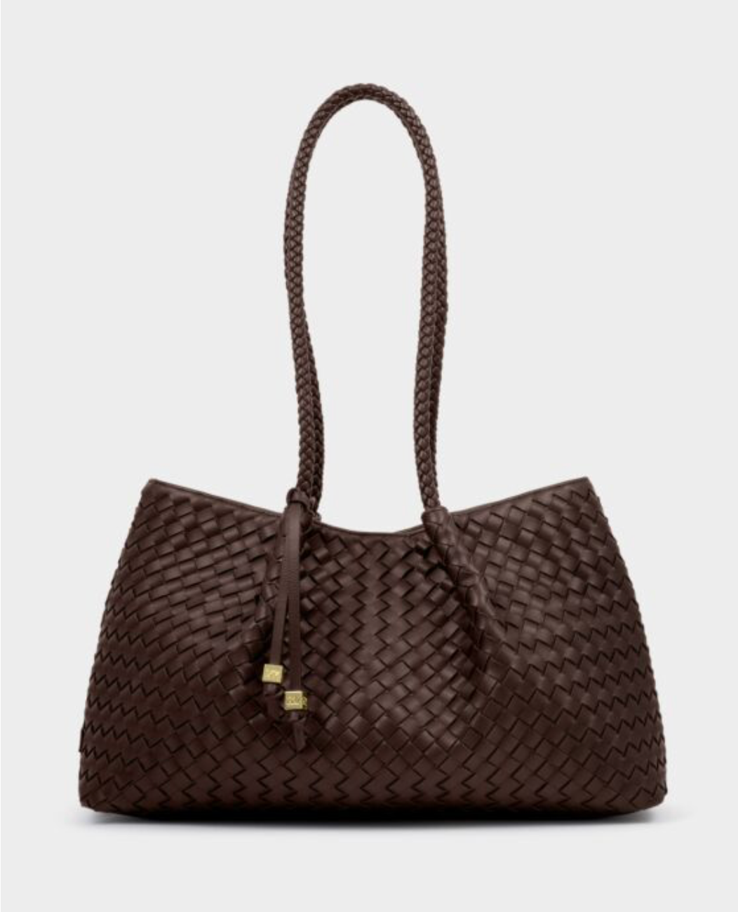 Katie Loxton | Chocolate Nova Hand Woven Small Shoulder Tote