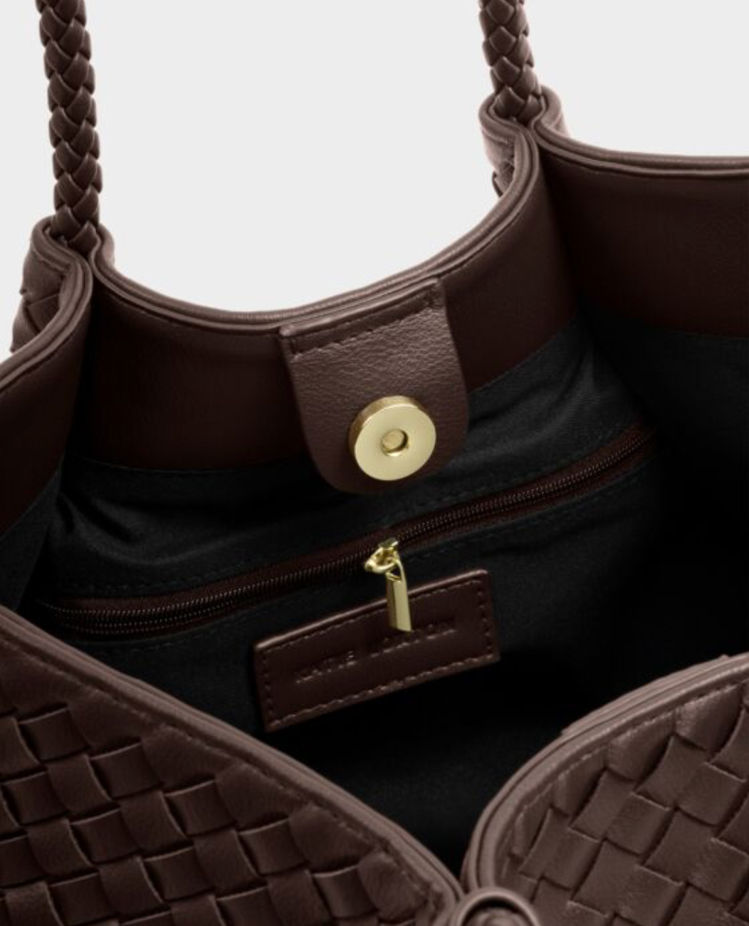 Katie Loxton | Chocolate Nova Hand Woven Small Shoulder Tote