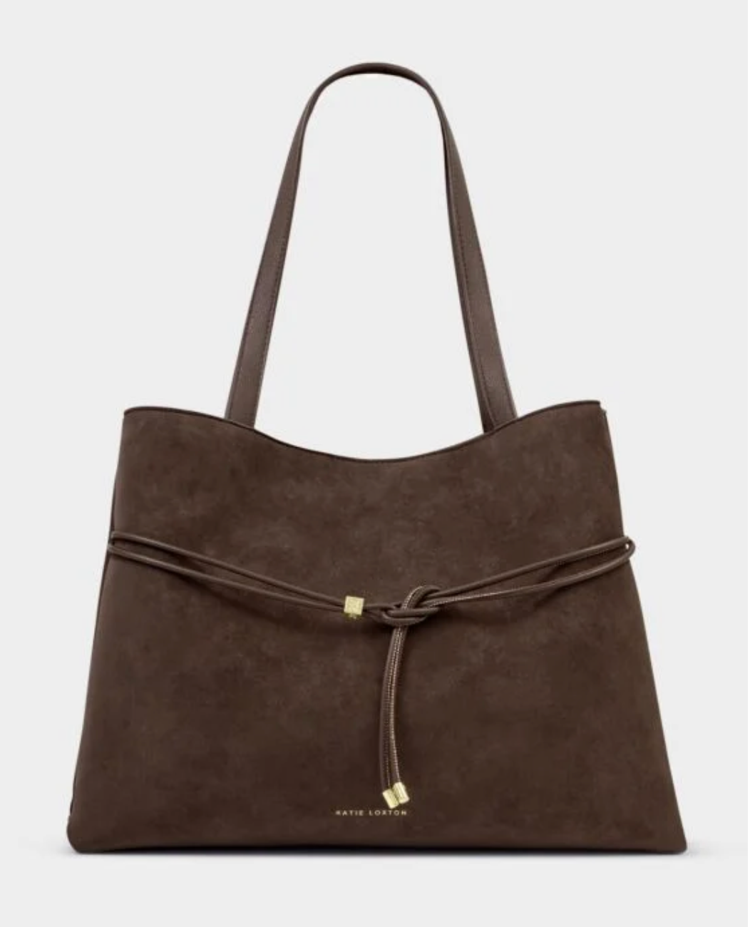 Katie Loxton | Bitter Chocolate Lori Suedette Tote Bag