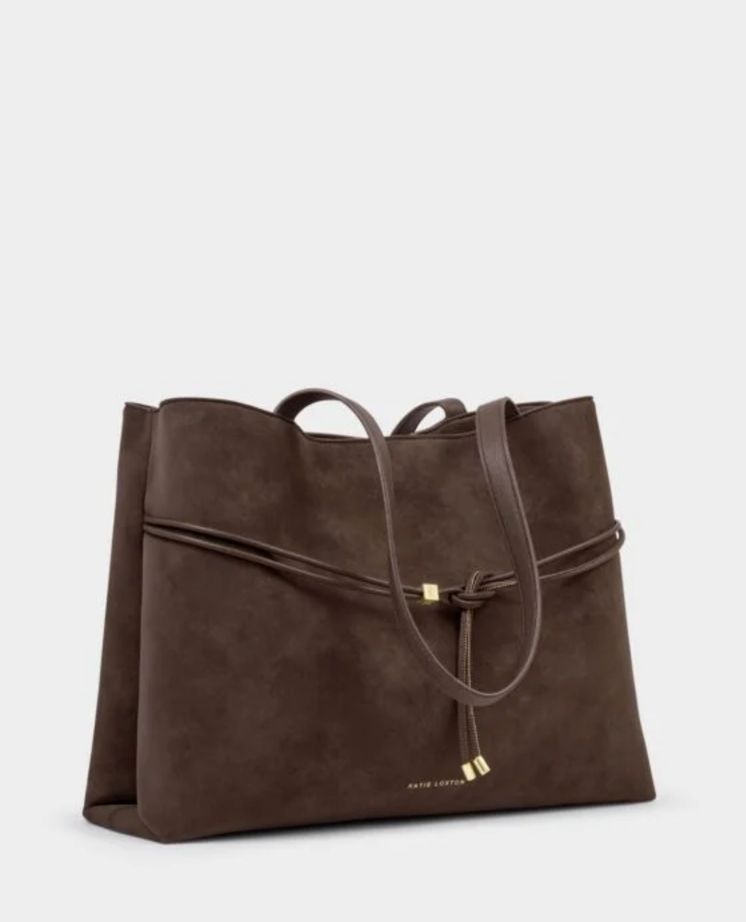 Katie Loxton | Bitter Chocolate Lori Suedette Tote Bag