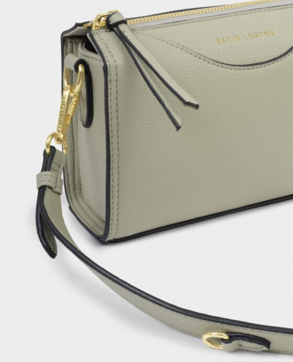 Katie Loxton | Green Mist Alba Suedette Crossbody Bag