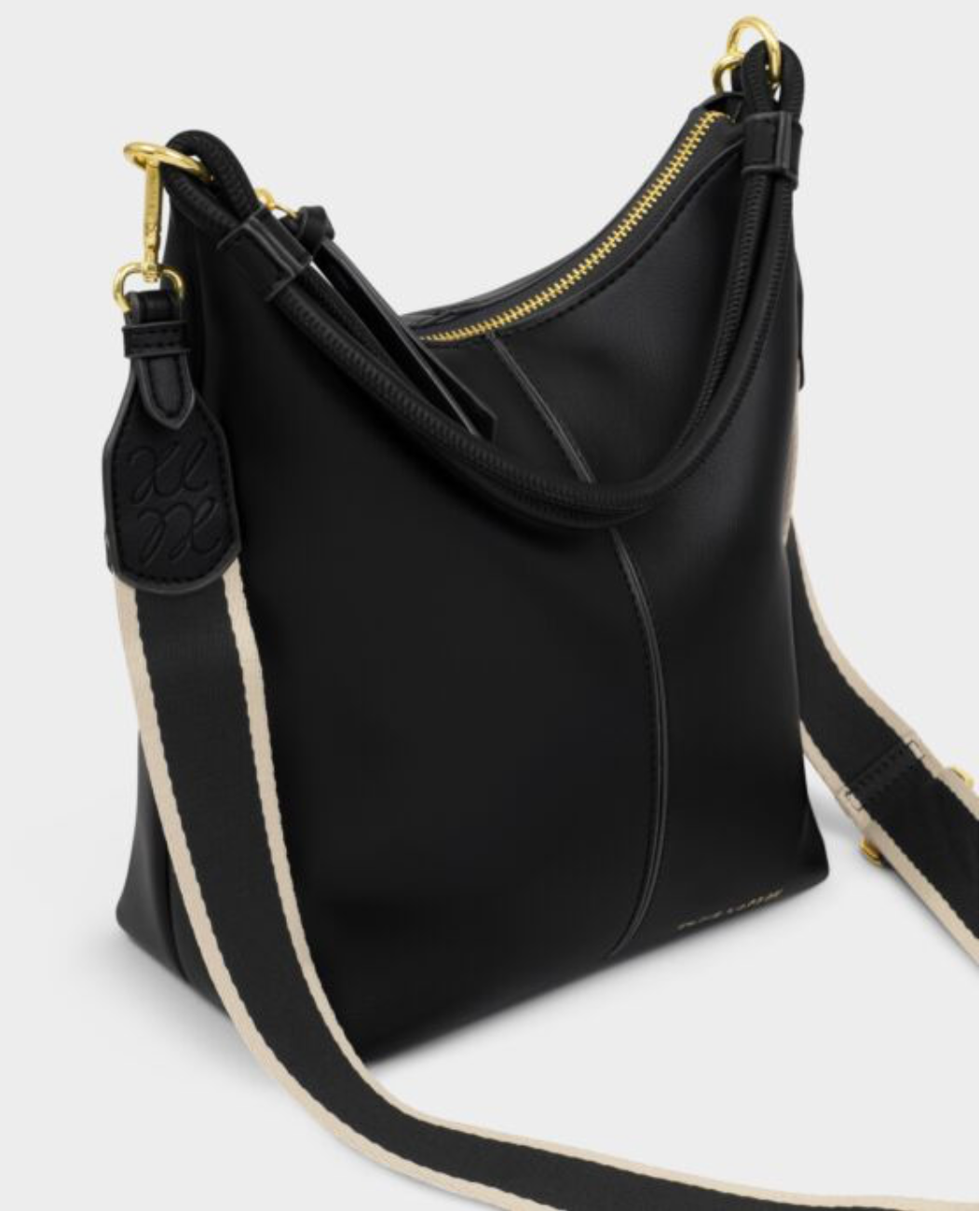 Katie Loxton | Black Hallie Satchel Bag