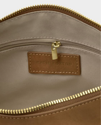 Katie Loxton | Caramel Alize Suedette Shoulder Bag