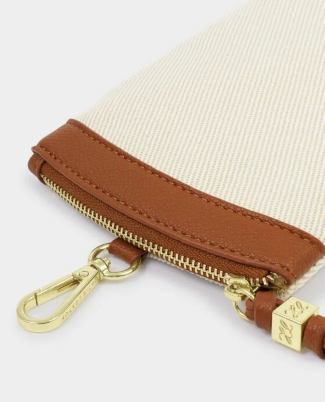 Katie Loxton | Cognac Clip-On Canvas Sunglasses Case