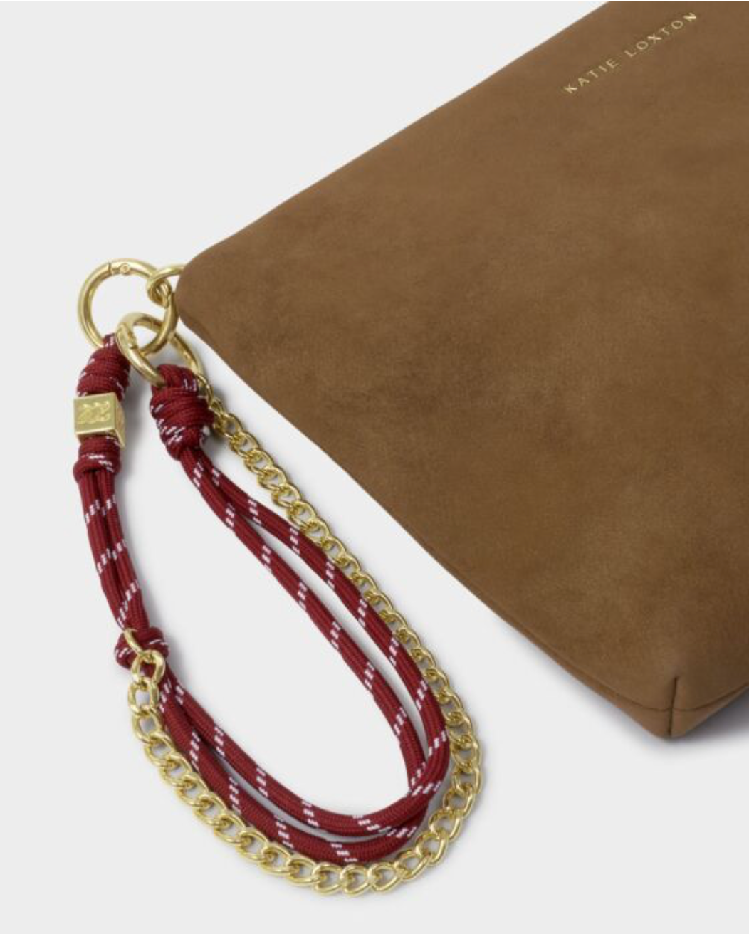 Katie Loxton | Caramel Cord Small Suedette Shoulder Bag