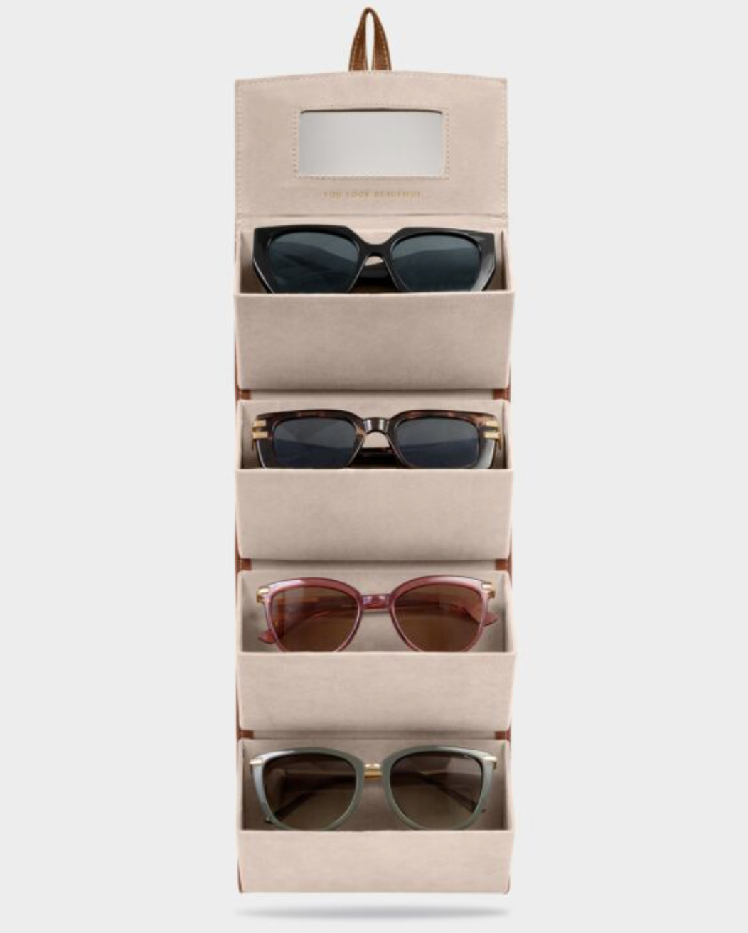 Katie Loxton | Cognac Fold-Out Sunglasses Case