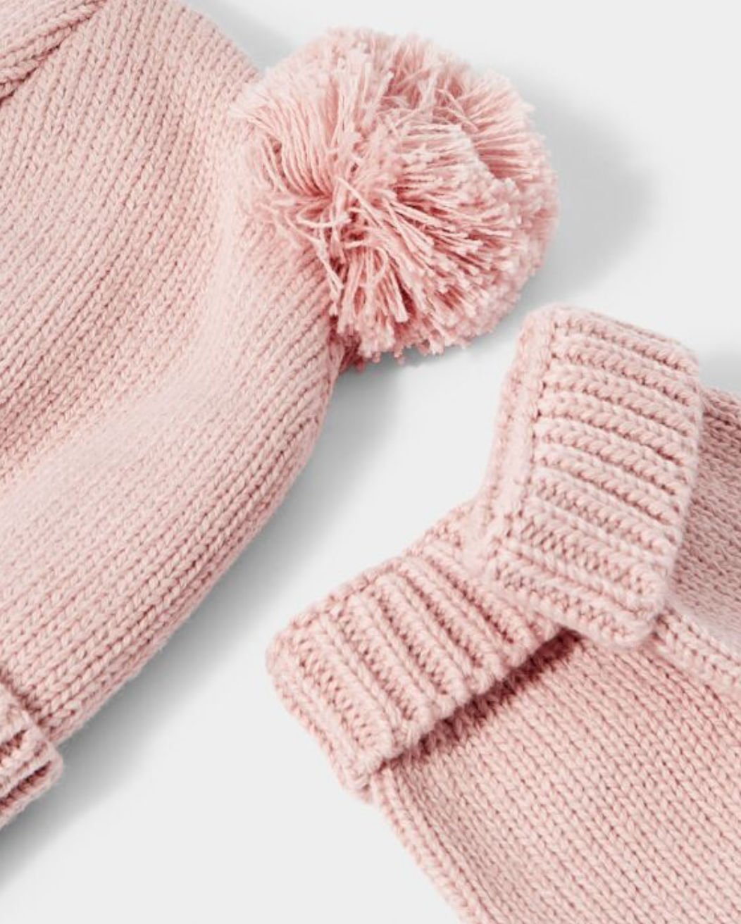 Katie Loxton | Pink Baby Hat & Mittens