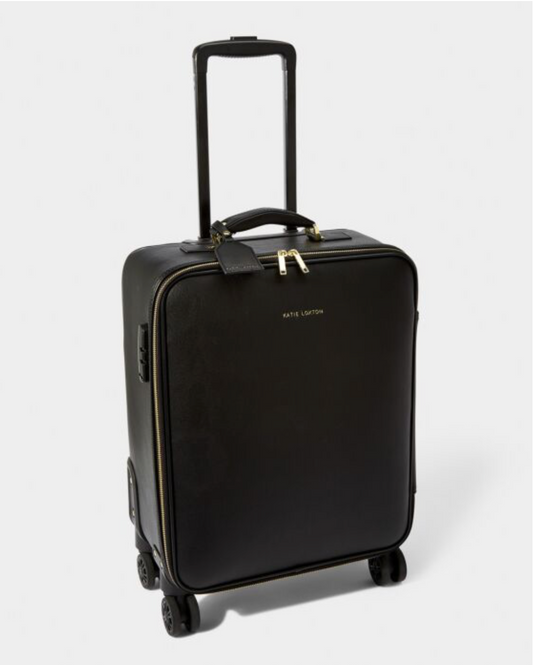 Katie Loxton | Black Oxford Cabin Suitcase