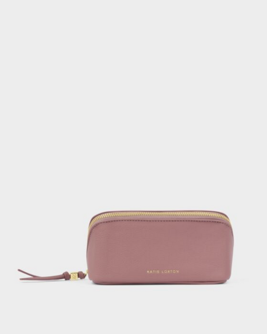 Katie Loxton | Deep Rose Fold Out Makeup Bag With Mirror