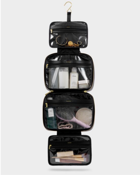Katie Loxton | Black Hanging Makeup & Wash Bag