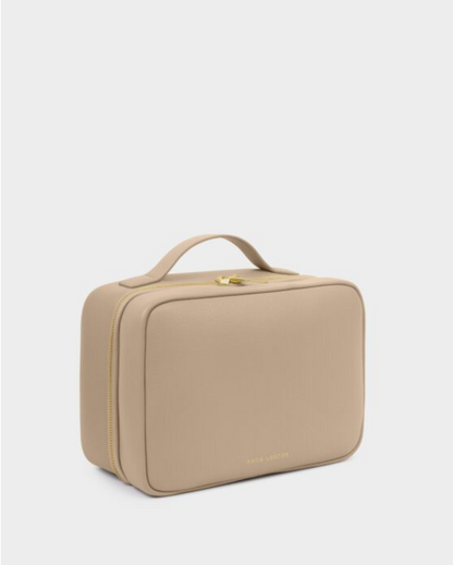 Katie Loxton | Light Taupe Hanging Makeup & Wash Bag