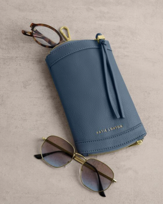 Katie Loxton | Light Navy Clip-On Sunglasses Case