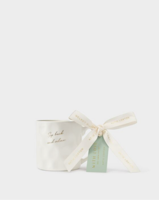 Katie Loxton | 'Sip Back and Relax' Gift Bow Mug